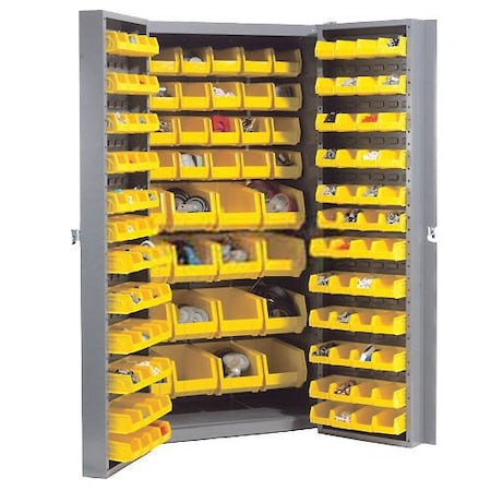 Global Industrial Bin Cabinet, 38 in W, 72 in H, 24 D 662143YL